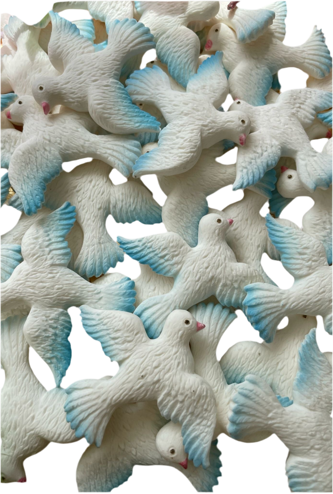 Colombe azzurre di zucchero