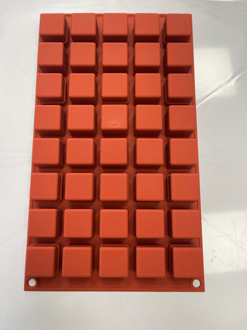 Stampo quadratini silicone