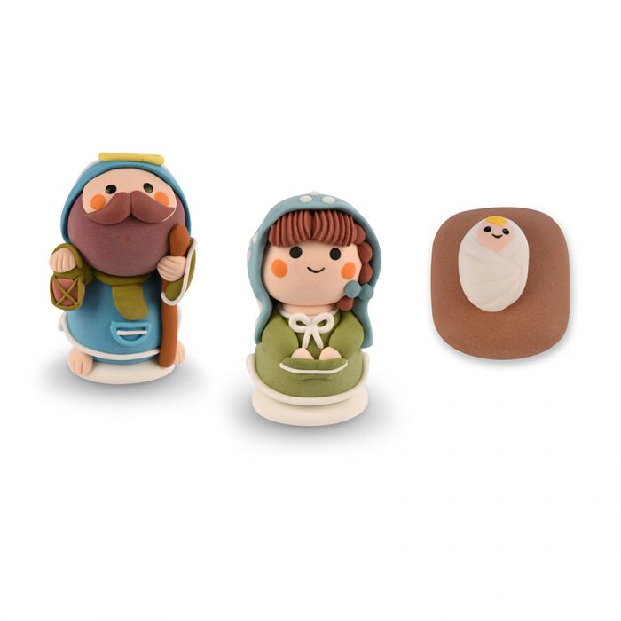 Sacra Famiglia Zucchero 3 Pz